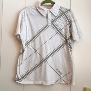 CARBON Henley Short Sleeve Shirt Collared Polo